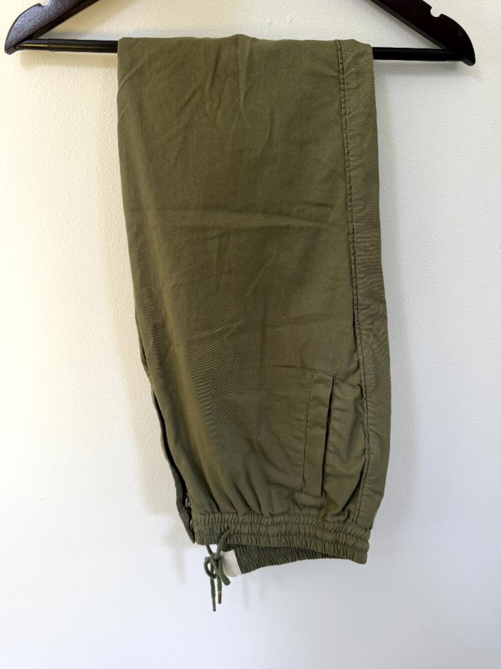 Folk Drawcord Trousers Olive